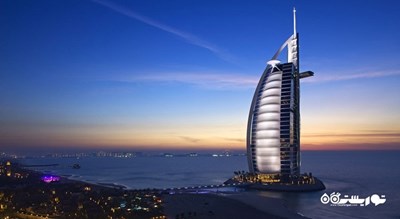 نمای زیبا از هتل جمیرا برج العرب